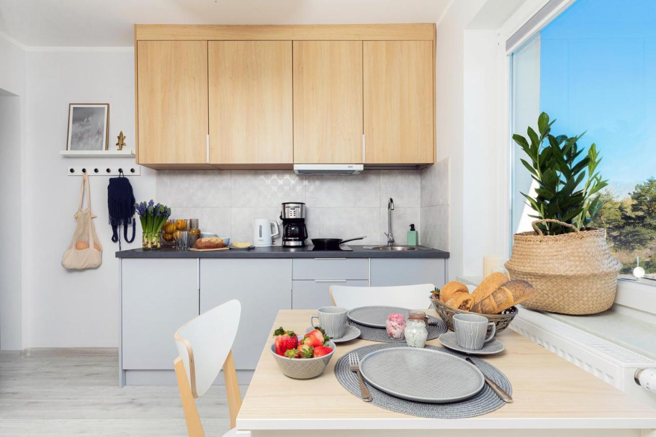 Jastrzębia Góra Wypocznij Apartamenty מראה חיצוני תמונה